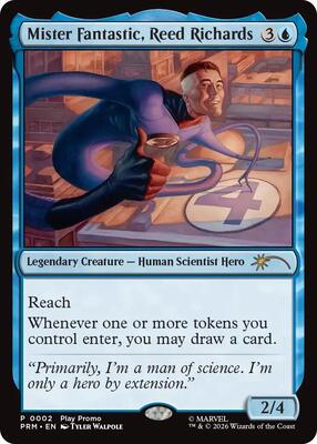 Mister Fantastic, Reed Richards card from Standard Showdown Promos