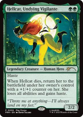 Hellcat, Undying Vigilante card from Standard Showdown Promos