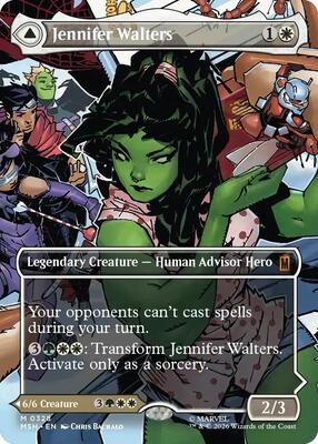 Jennifer Walters (Borderless) (0328) card from Marvel Super Heroes