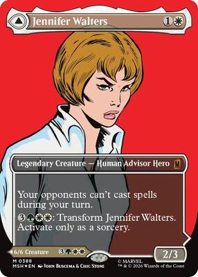 Jennifer Walters (Borderless) (0388) card from Marvel Super Heroes