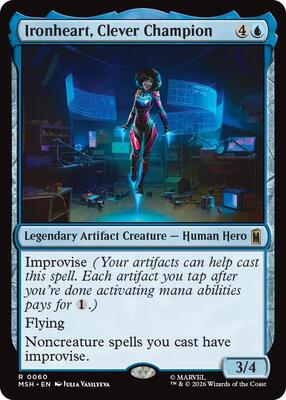 Ironheart, Clever Champion card from Marvel Super Heroes