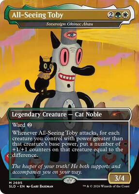 All-Seeing Toby - Sovereign Okinec Ahau card from Secret Lair Drop Series