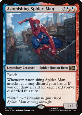 Astonishing Spider-Man card from Commander: Marvel Super Heroes