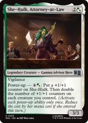 She-Hulk, Attorney-at-Law card from Commander: Marvel Super Heroes