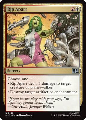 Rip Apart card from Commander: Marvel Super Heroes