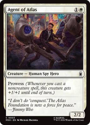 Agent of Atlas card from Marvel Super Heroes