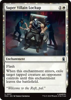 Super Villain Lockup card from Marvel Super Heroes