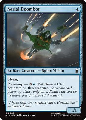 Aerial Doombot card from Marvel Super Heroes