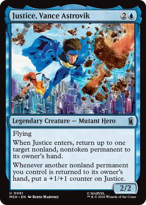 Justice, Vance Astrovik card from Marvel Super Heroes