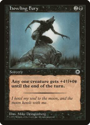Howling Fury card from Portal