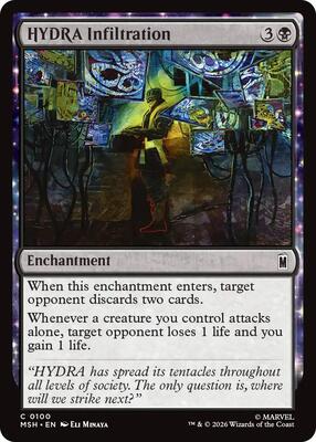 HYDRA Infiltration card from Marvel Super Heroes