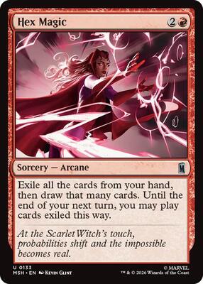 Hex Magic card from Marvel Super Heroes