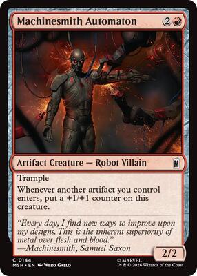 Machinesmith Automaton card from Marvel Super Heroes