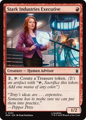 Stark Industries Executive card from Marvel Super Heroes