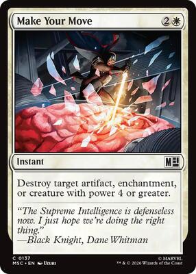 Make Your Move card from Commander: Marvel Super Heroes