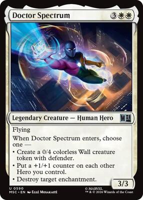 Doctor Spectrum card from Commander: Marvel Super Heroes