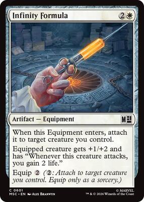 Infinity Formula card from Commander: Marvel Super Heroes