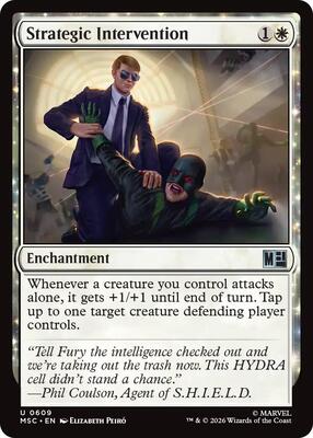 Strategic Intervention card from Commander: Marvel Super Heroes