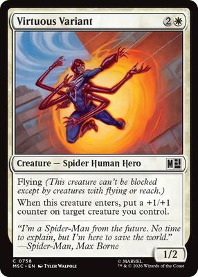 Virtuous Variant card from Commander: Marvel Super Heroes