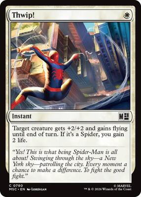 Thwip! card from Commander: Marvel Super Heroes