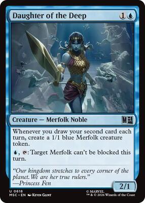 Daughter of the Deep card from Commander: Marvel Super Heroes