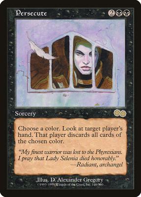 Persecute card from Urza's Saga