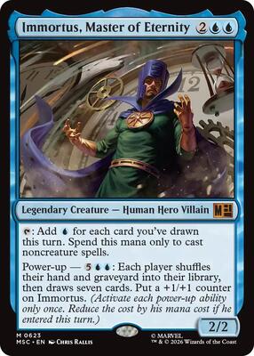 Immortus, Master of Eternity card from Commander: Marvel Super Heroes