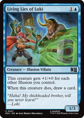 Living Lies of Loki card from Commander: Marvel Super Heroes