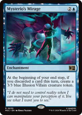 Mysterio's Mirage card from Commander: Marvel Super Heroes