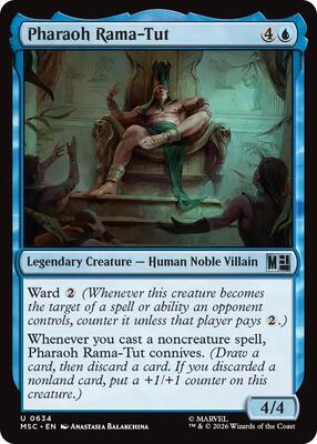 Pharaoh Rama-Tut card from Commander: Marvel Super Heroes