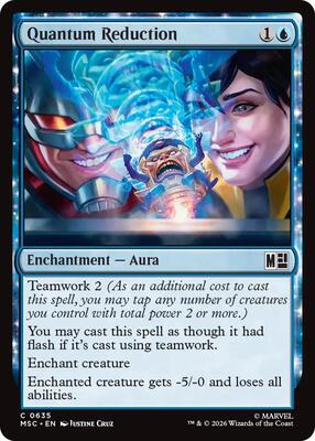 Quantum Reduction card from Commander: Marvel Super Heroes