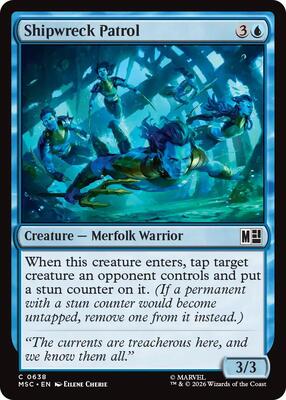Shipwreck Patrol card from Commander: Marvel Super Heroes