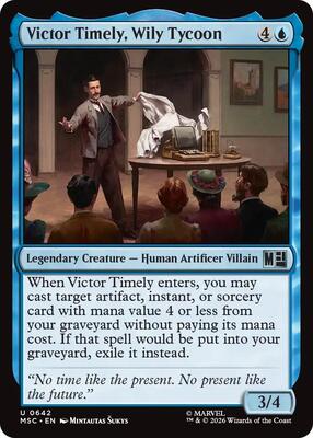 Victor Timely, Wily Tycoon card from Commander: Marvel Super Heroes