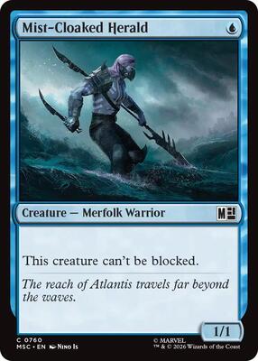 Mist-Cloaked Herald card from Commander: Marvel Super Heroes