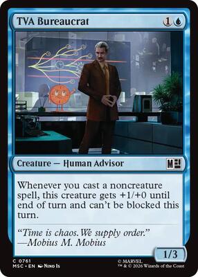 TVA Bureaucrat card from Commander: Marvel Super Heroes