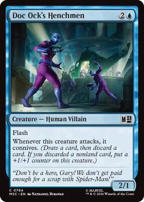 Doc Ock's Henchmen card from Commander: Marvel Super Heroes