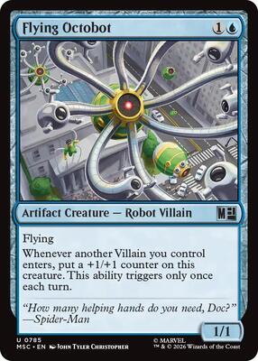 Flying Octobot card from Commander: Marvel Super Heroes