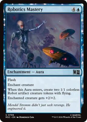 Robotics Mastery card from Commander: Marvel Super Heroes