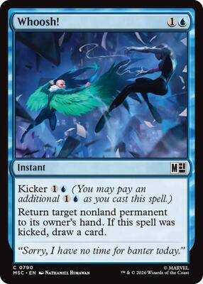 Whoosh! card from Commander: Marvel Super Heroes