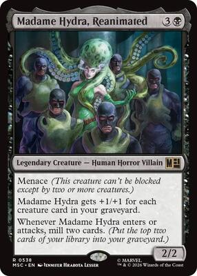 Madame Hydra, Reanimated card from Commander: Marvel Super Heroes