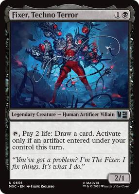 Fixer, Techno Terror card from Commander: Marvel Super Heroes