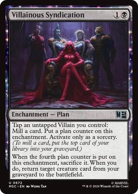 Villainous Syndication card from Commander: Marvel Super Heroes