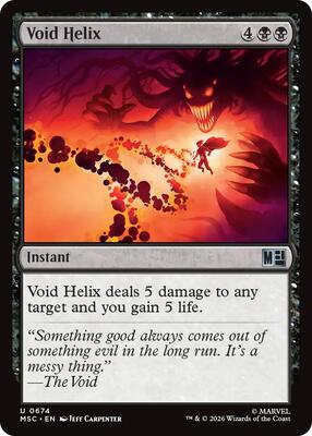 Void Helix card from Commander: Marvel Super Heroes