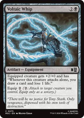 Voltaic Whip card from Commander: Marvel Super Heroes