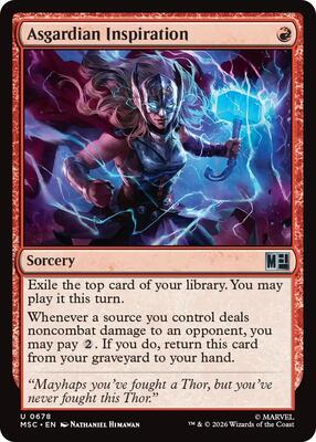 Asgardian Inspiration card from Commander: Marvel Super Heroes