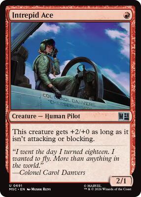 Intrepid Ace card from Commander: Marvel Super Heroes