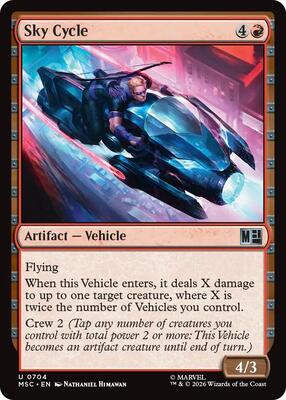 Sky Cycle card from Commander: Marvel Super Heroes