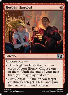 Heroes' Hangout card from Commander: Marvel Super Heroes