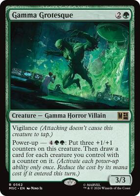Gamma Grotesque card from Commander: Marvel Super Heroes