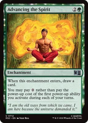 Advancing the Spirit card from Commander: Marvel Super Heroes